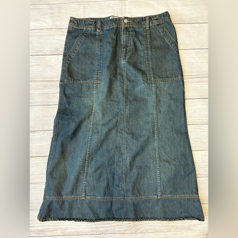 Old Navy Blue Maxi Skirt